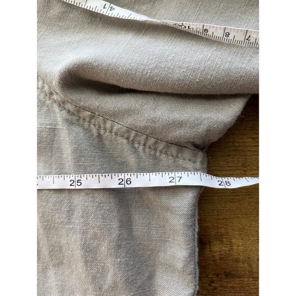 Democracy Womens 3X Gray Linen Blend Long Sleeves Office Wear/Outdoors/Hiking - Picture 4 of 6